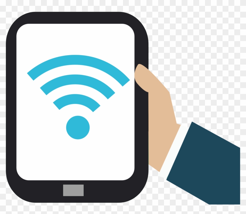 This Free Icons Png Design Of Tablet Wifi No Background Clipart #833242