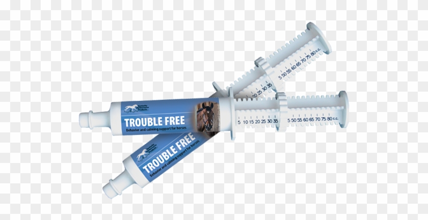 Troubl Free Paste Calming Supplement Horses - Syringe Clipart #833303