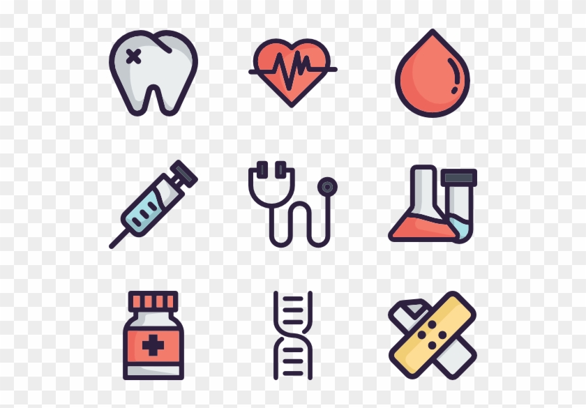 Medical Icon Set - Medical Icons Transparent Clipart #833329