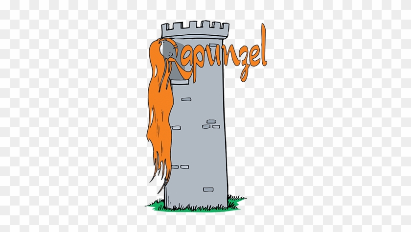 Mti Rapunzel Logo - Cartoon Clipart #833601