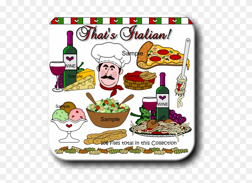 Pasta Clipart Rotini - Italian Clip Art - Png Download #833773
