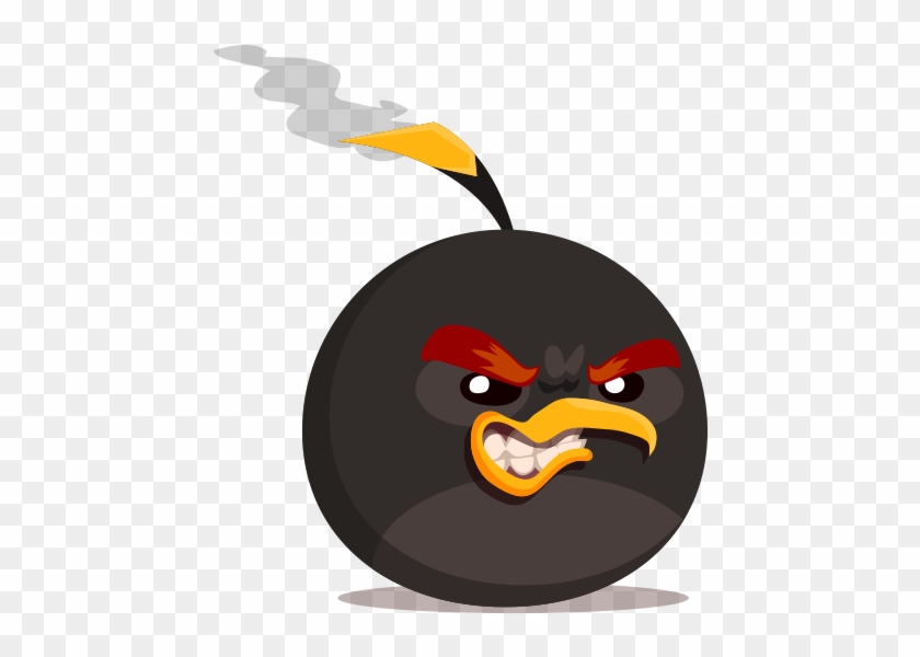 Bomb - Angry Birds Bomb Exploding Clipart #834222