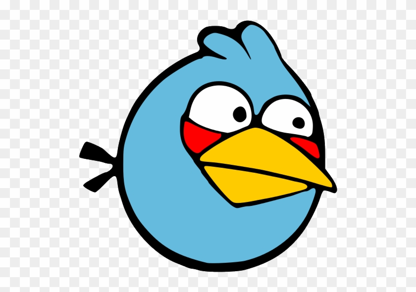 Blue Angry Birds - Angry Birds Characters Blue Clipart