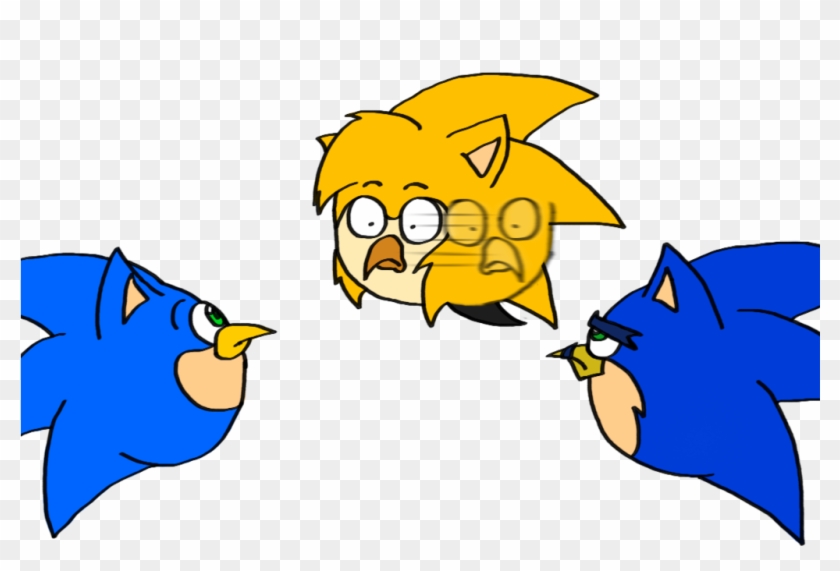 Two Sonic Birds By Sackhunter - Angry Birds Sonic Clipart