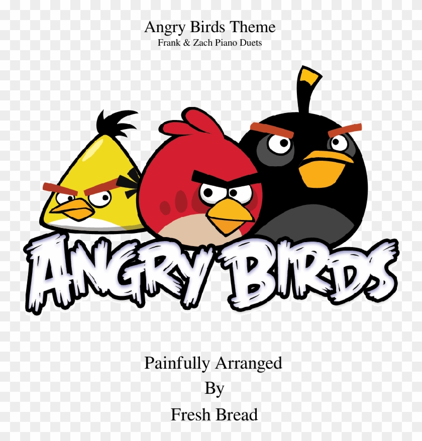 Angry Birds Theme - Angry Birds Game Logo Png Clipart