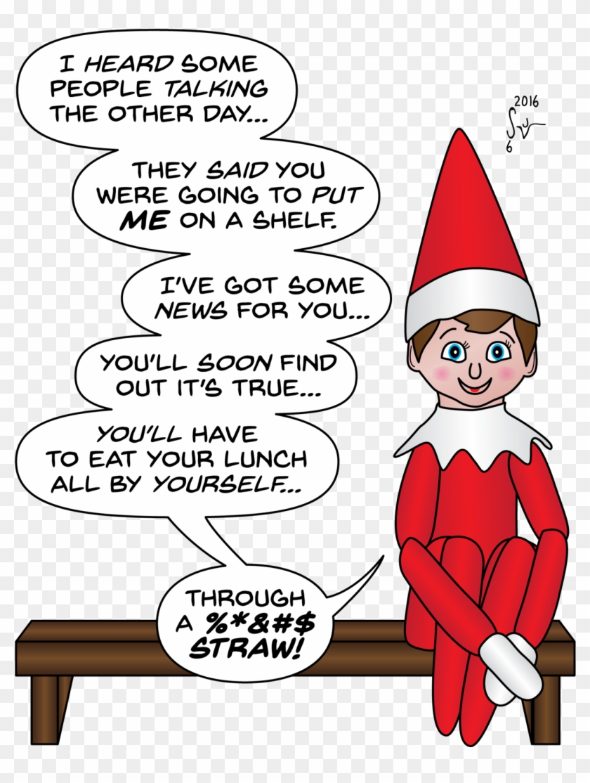 Elf On The Shelf Png - Draw An Elf On The Shelf Clipart #835025