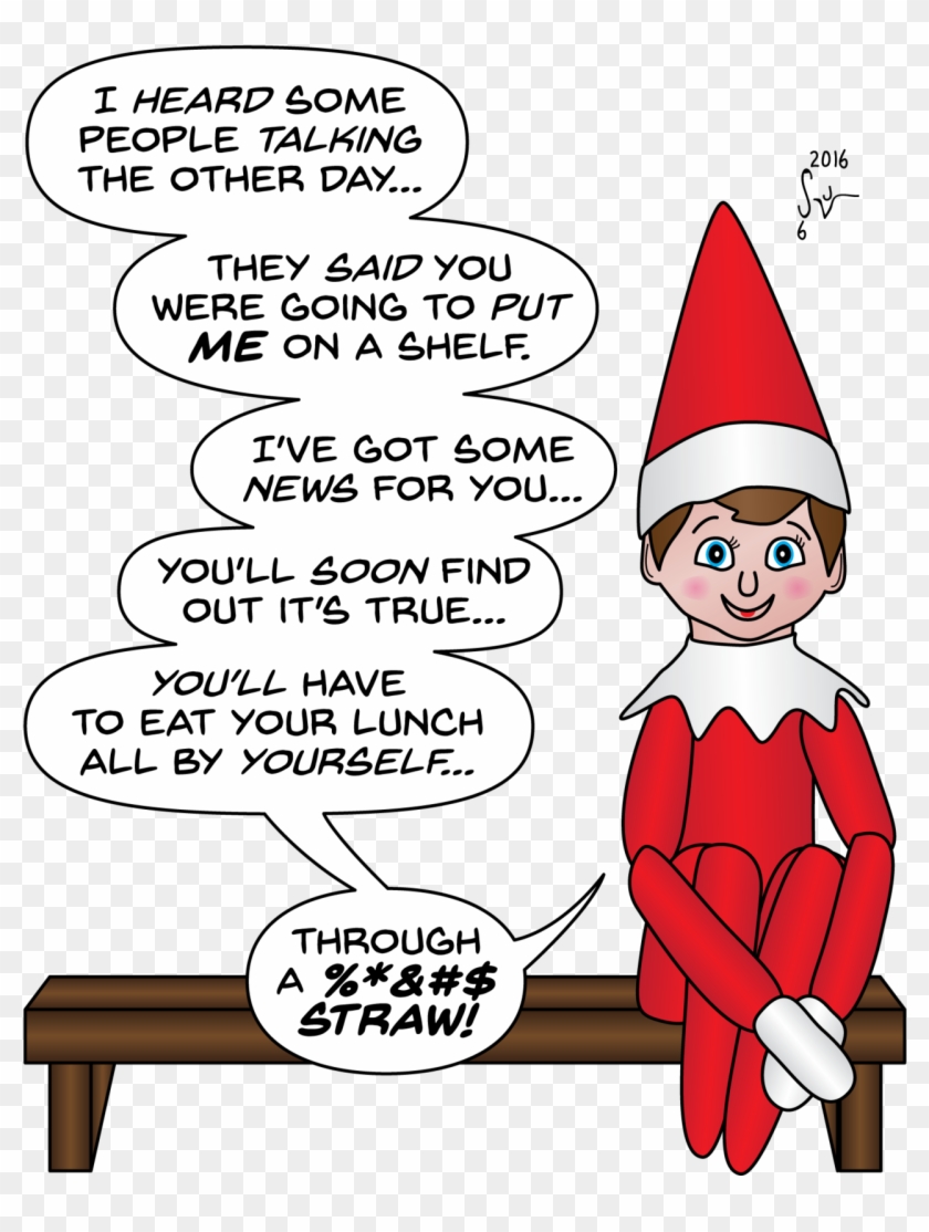 Elf On The Shelf Png - Draw An Elf On The Shelf Clipart