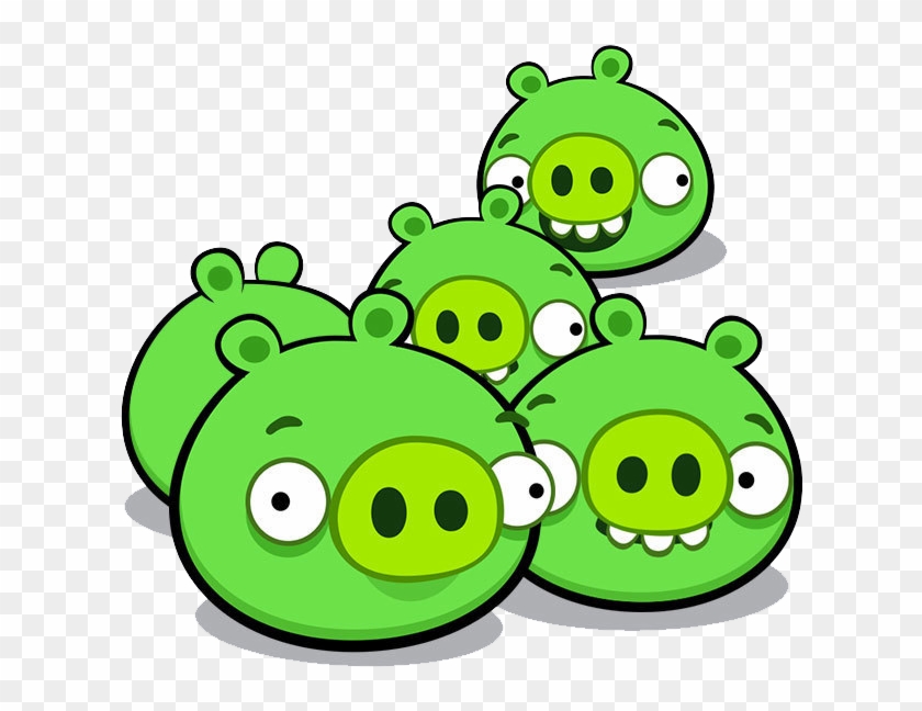 Angry Birds Characters Pigs - Piggies From Angry Birds Clipart