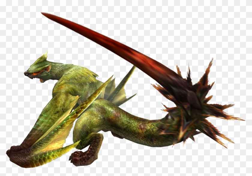 A Ripple In The Water, Creating Little To No Sound - Monster Hunter Stories Green Nargacuga Clipart