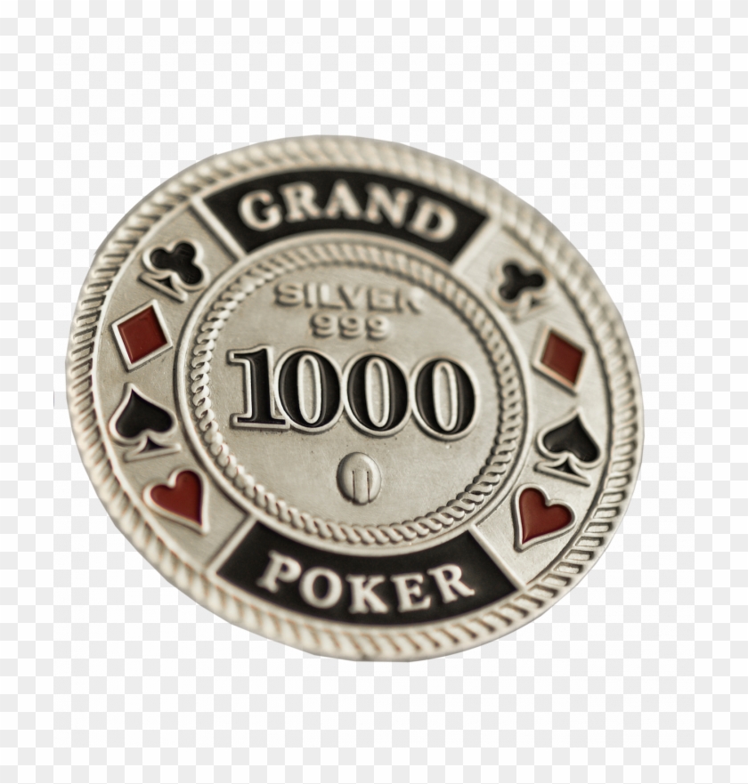 Silver Poker Chip Clipart #835674