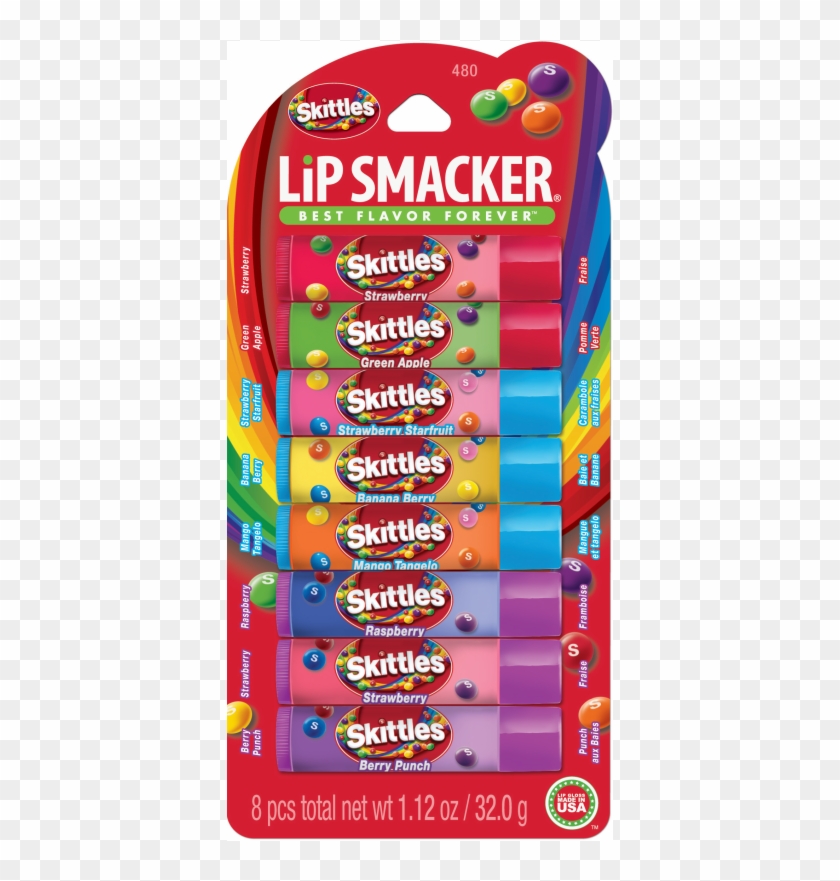 Skittles Lip Smacker Pack Clipart