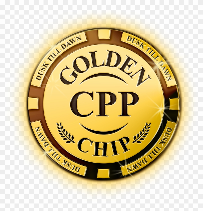 Golden Chip Casino Png Clipart
