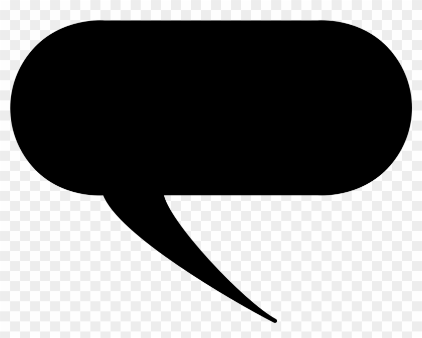 Speech Bubble Transparent Png Image - Png Speech Bubble Black Clipart