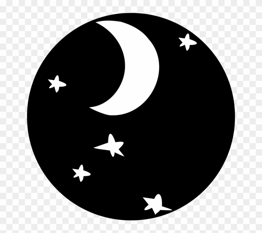 West Night Sky - Circle Clipart #836414