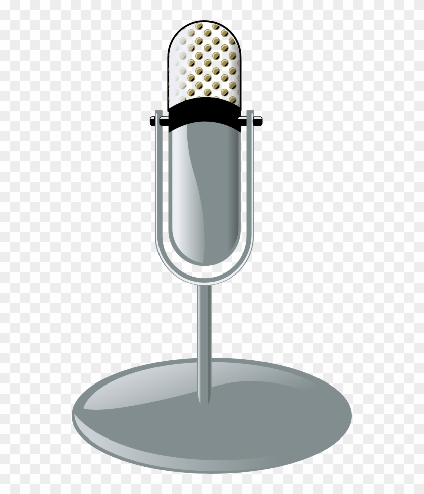 Old Microphone Cleanup Style Black White Line Art Musical - Microphone Clip Art - Png Download #836440