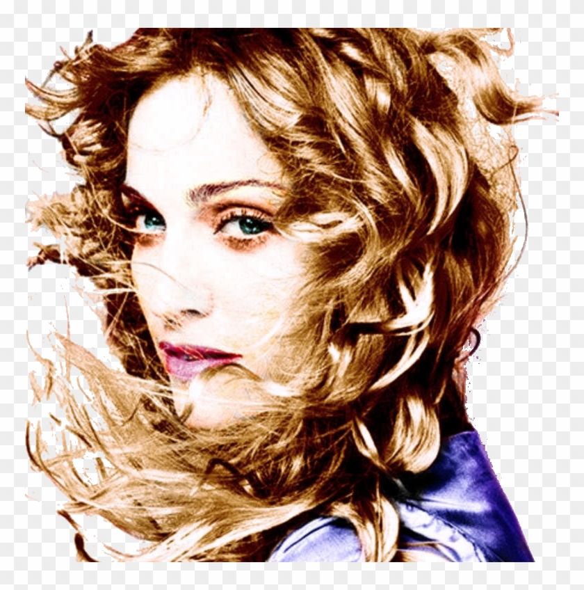 Ray Of Light - Madonna Singer Black And White Clipart #836545