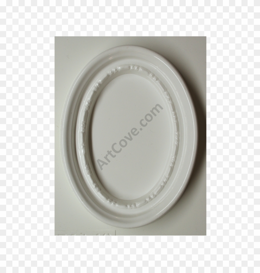 Oval Frame Plaster Mold - Circle Clipart #836582