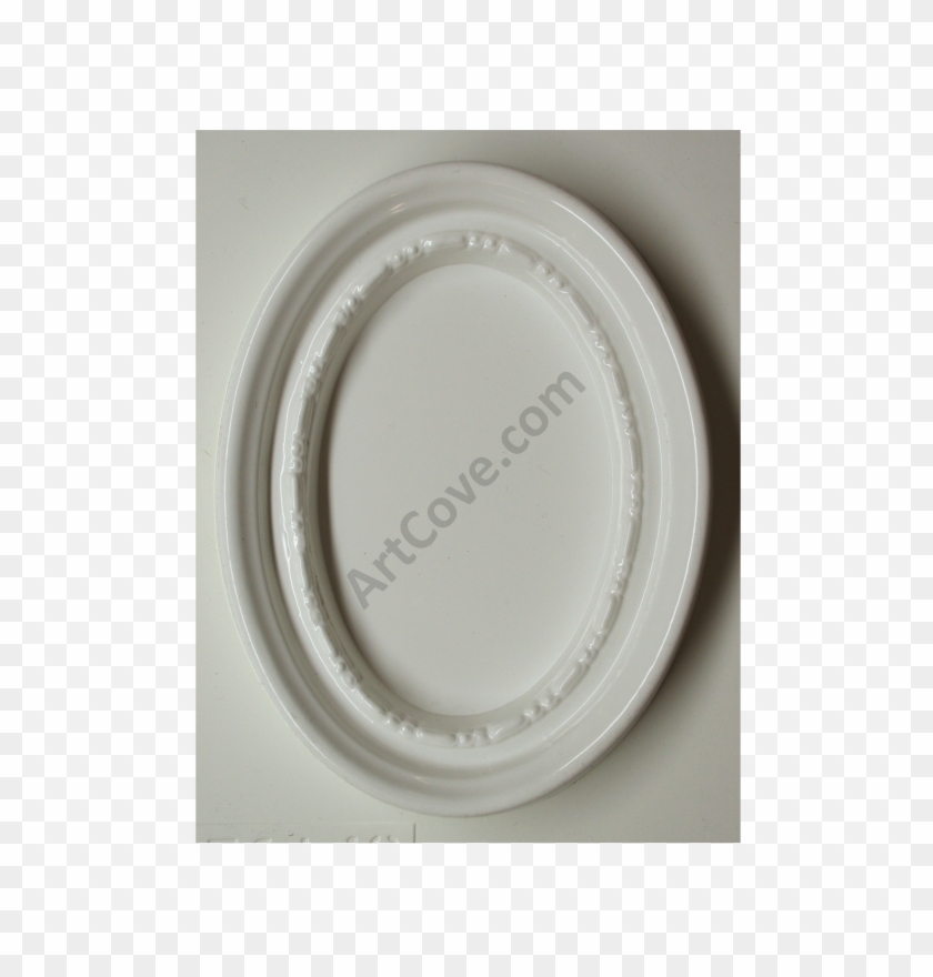 Oval Frame Plaster Mold - Circle Clipart