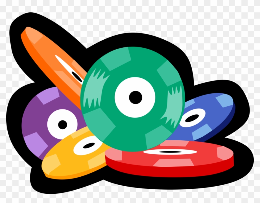 Vector Illustration Of Casino Tokens Gambling Poker - Circle Clipart #836803