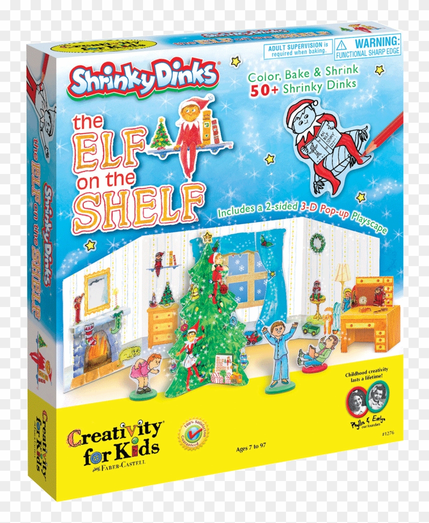 Creativity For Kids Shrinky Dinks The Elf On The Shelf - Creativity For Kids Clipart #836874