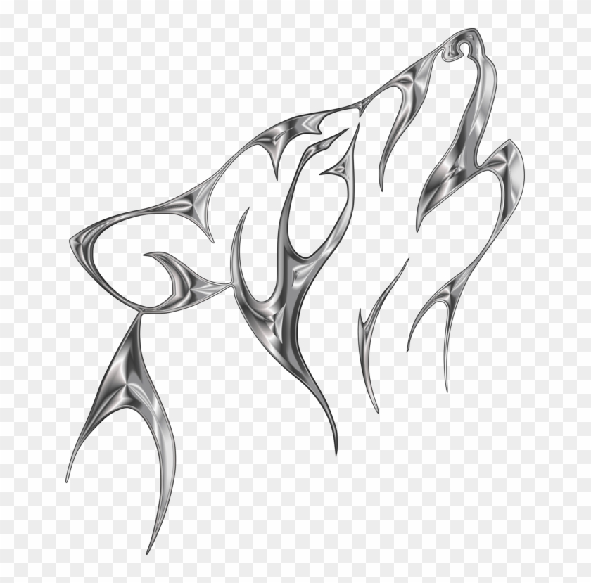 Tattoo Clip Art Siberian Husky Tattoo Art & Design - Black And White Easy Drawings - Png Download #836896