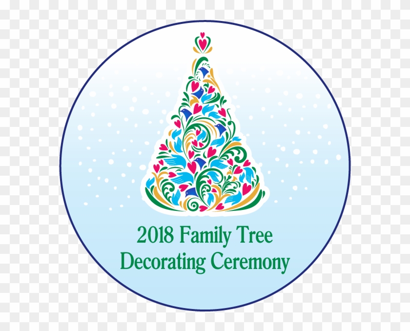 2018 Family Tree Decorating Ceremony Modesto - Circle Clipart #836899