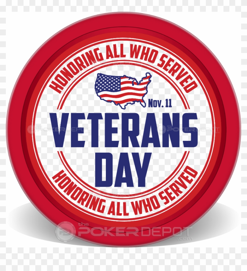 Veterans Day Seal - World Tennis Challenge Clipart #836928