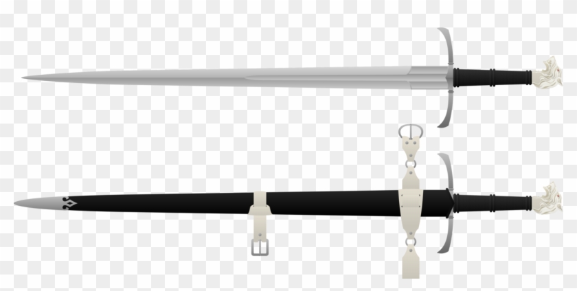Freeuse Library Longclaw Valyrian Steel Sword Of Jon - Longclaw Before And After Clipart #837093
