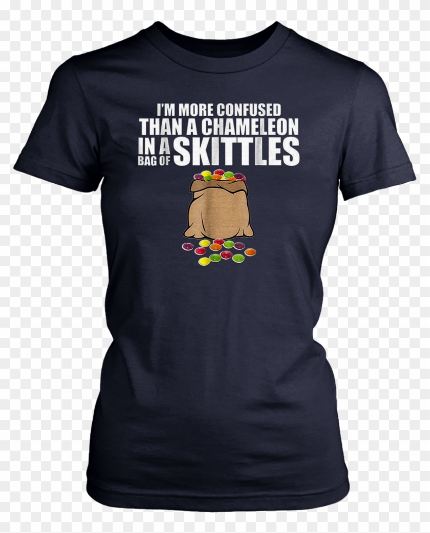 Im More Confused Than A Chameleon In - Pink Shirt With Black Heart Clipart