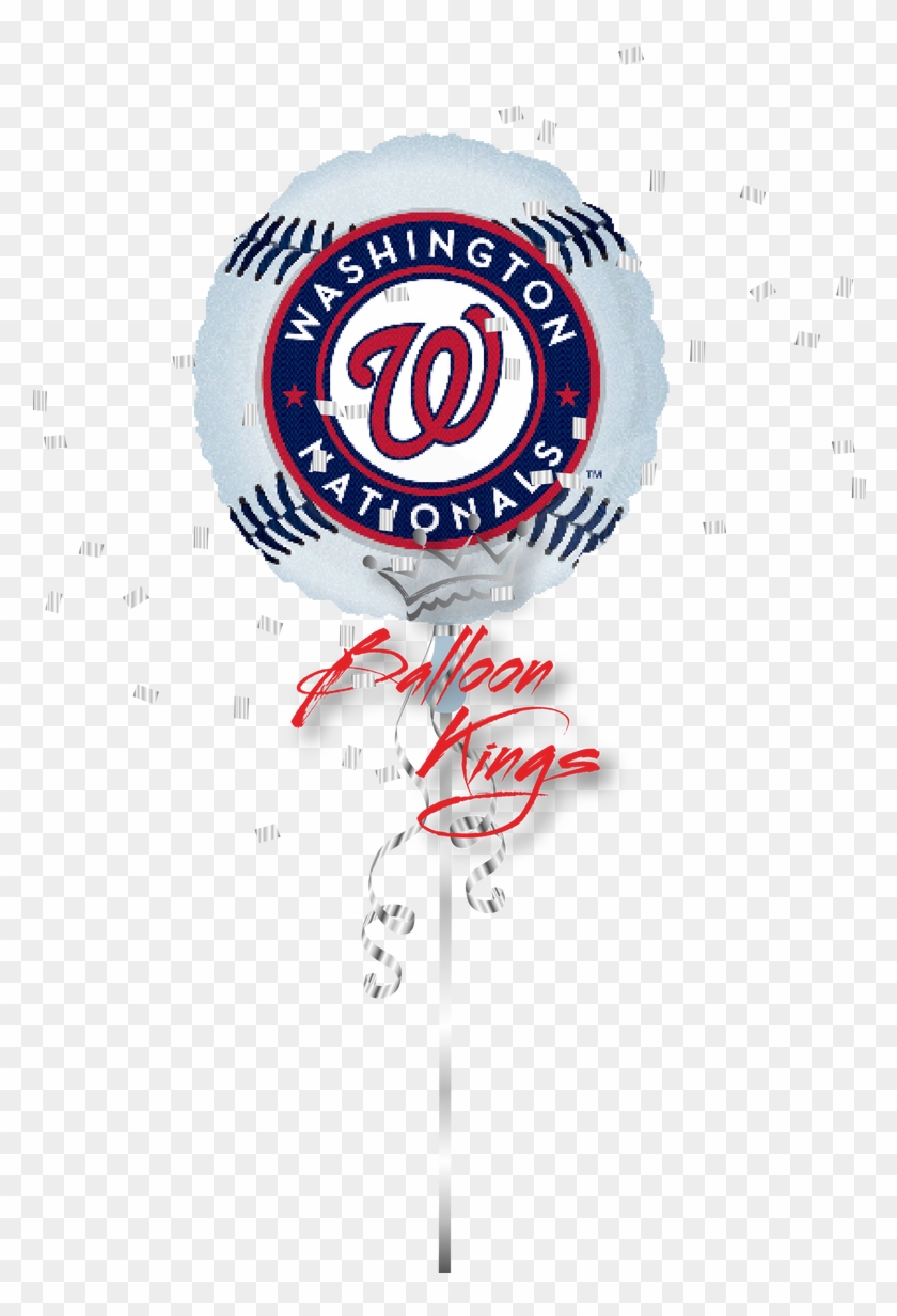 Washington Nationals Ball - Calligraphy Clipart