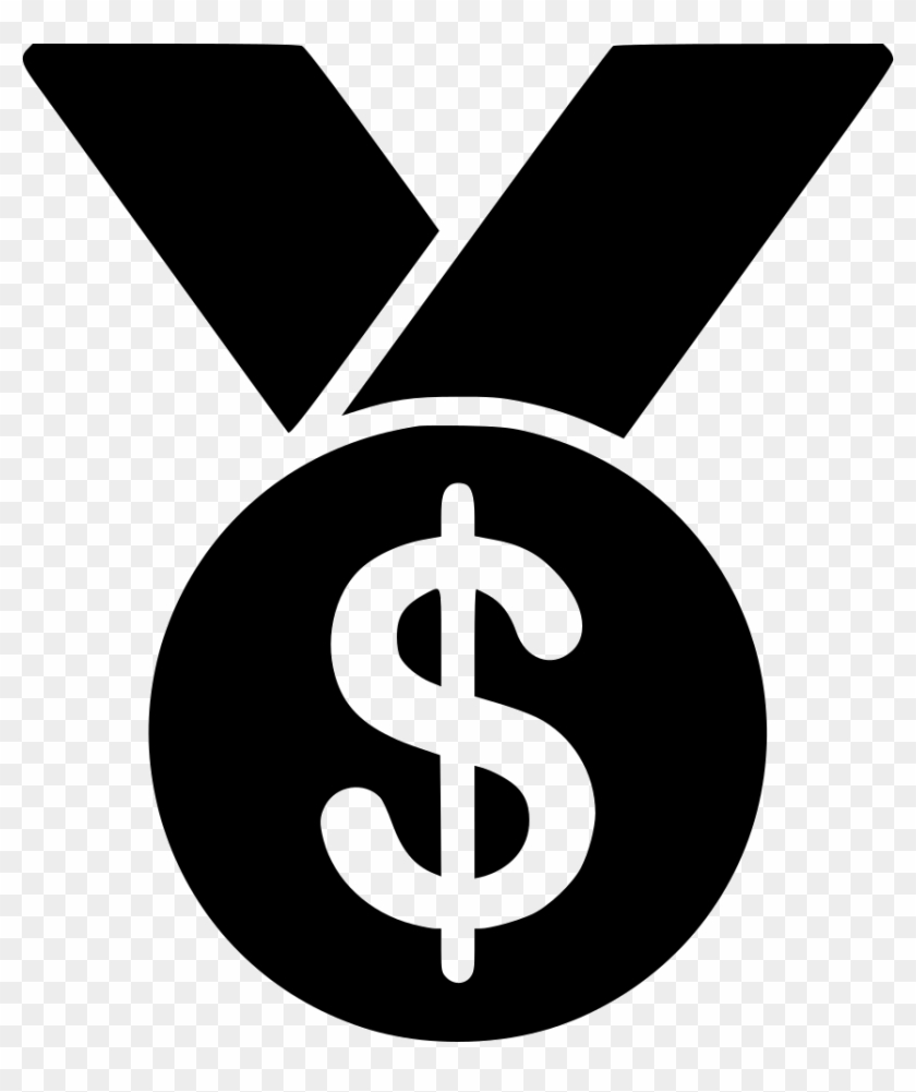 Bestseller Comments - Gold Medal Black And White Icon Clipart #837706