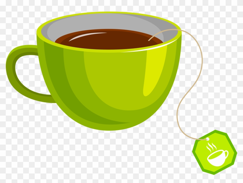 Tea Cup Vector Download - Tea Cup Vector Png Clipart #837728