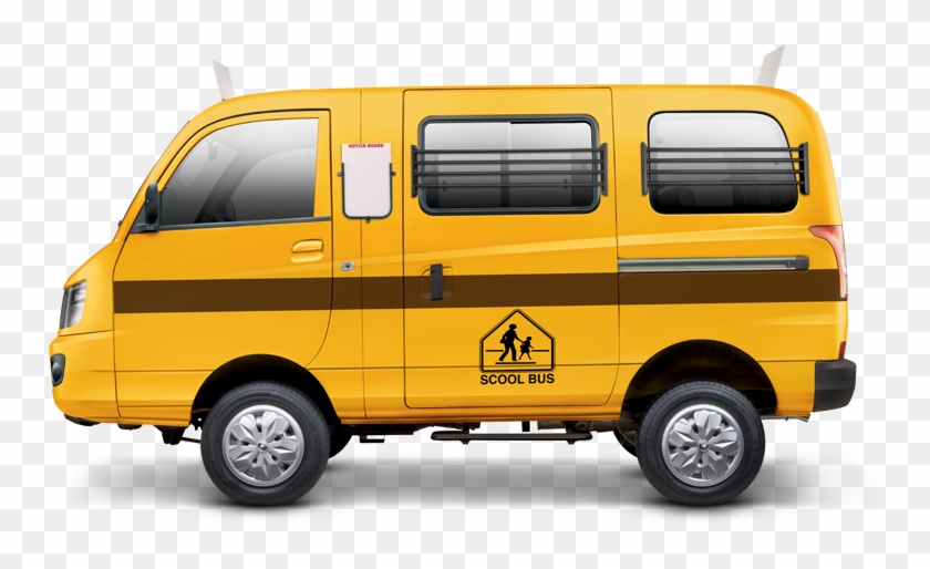 Mahindra Supro In School Bus Yellow Color - Mahindra Supro School Van Price Clipart #838097