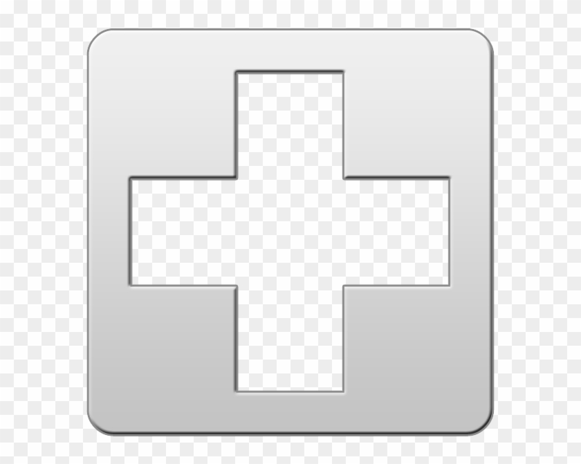 Medical Symbol Cross Clipart Image - Doctor Logo Clipart Black And White - Png Download