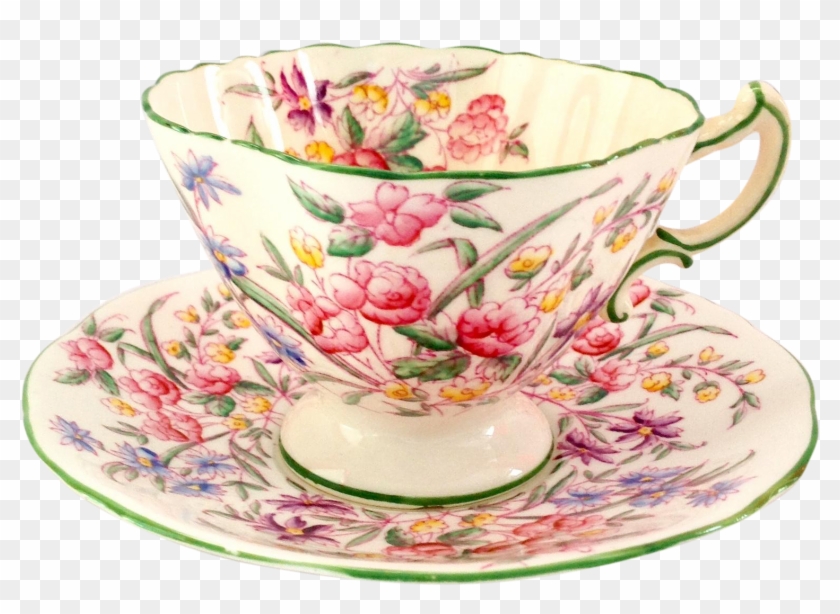 Hammersley England Bone China Bridal Rose Teacup And - Garden Roses Clipart #838299