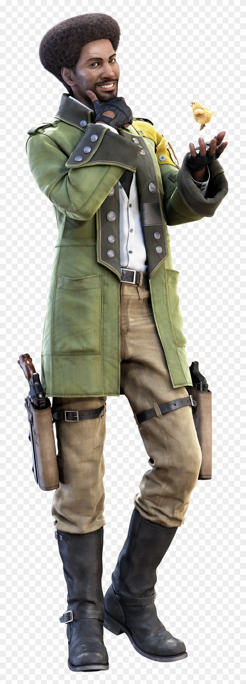 Png Renders Of The Characters - Sazh Katzroy Final Fantasy 13 Clipart