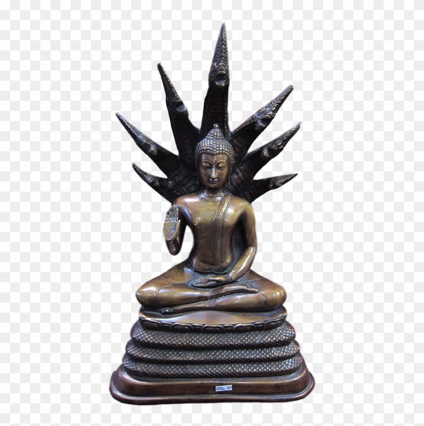 Buddha On Naga Mucalinda - Statue Clipart