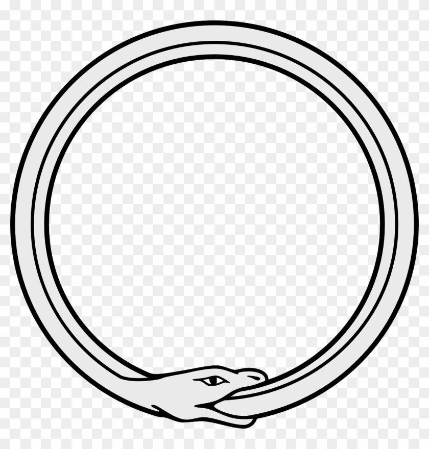 File - Ouroboros-simple - Svg - Ouroboros Png Clipart