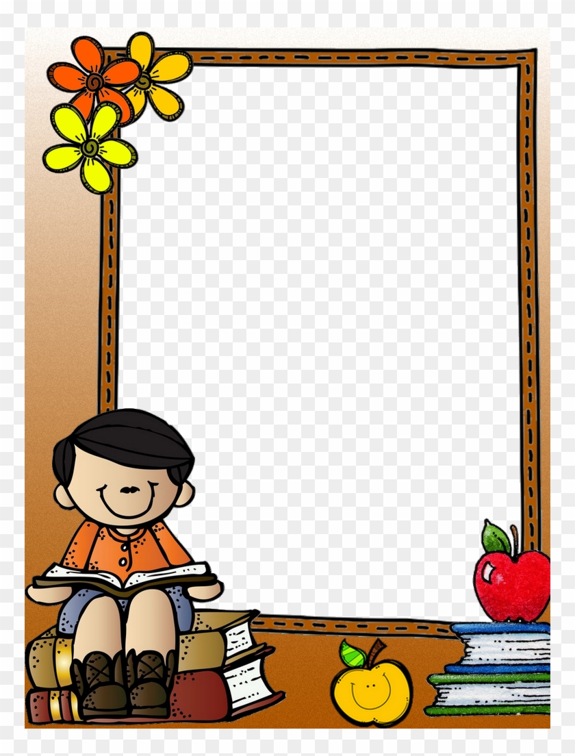 Png Frame School Borders For Paper, Borders And Frames, - Second Grade Clipart #839085