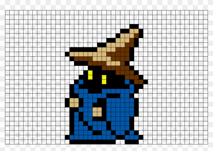 Final Fantasy Black Mage 8 Bit Clipart