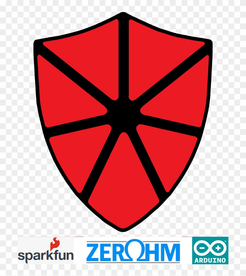 A Shield With Seven Segments - Sparkfun Clipart