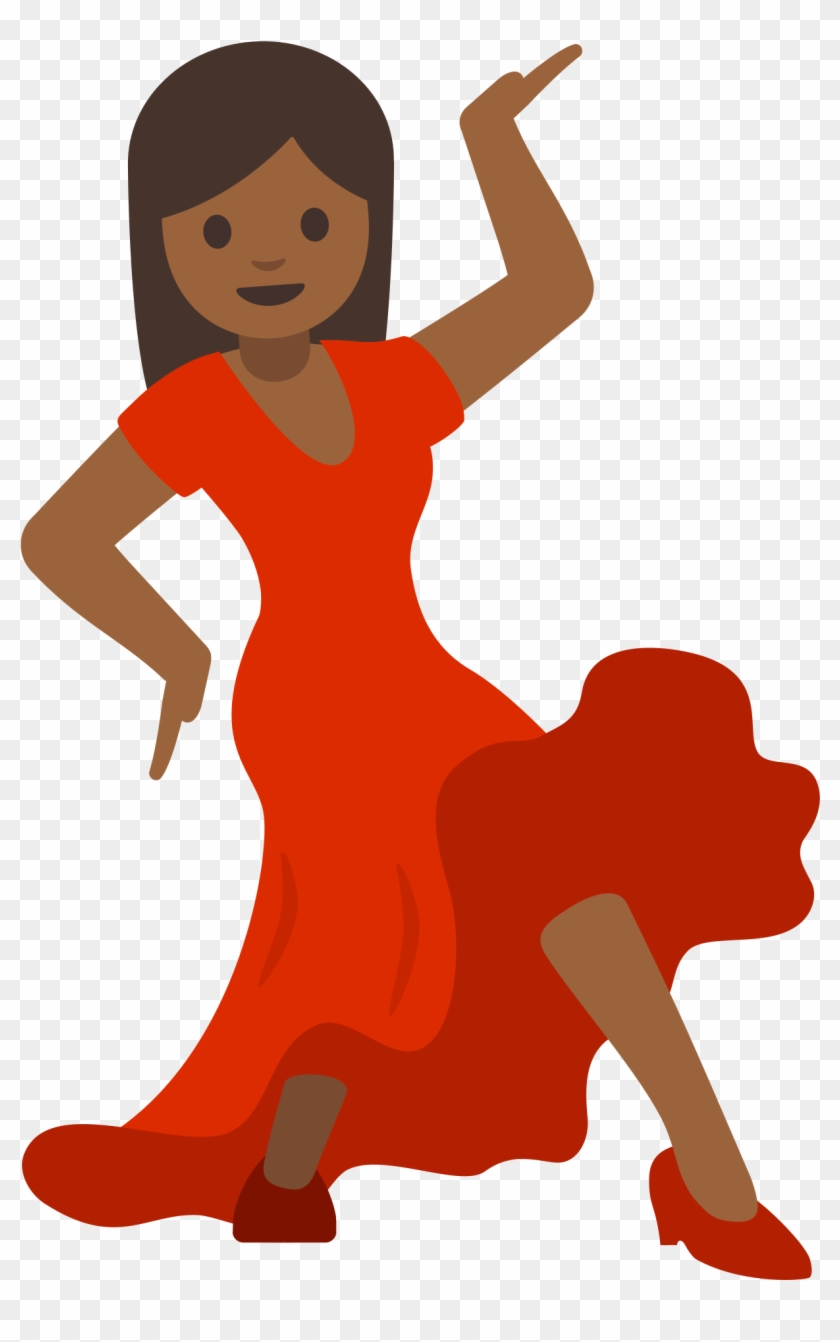 2000 X 2000 8 - Dancing Girl Emoji Png Clipart