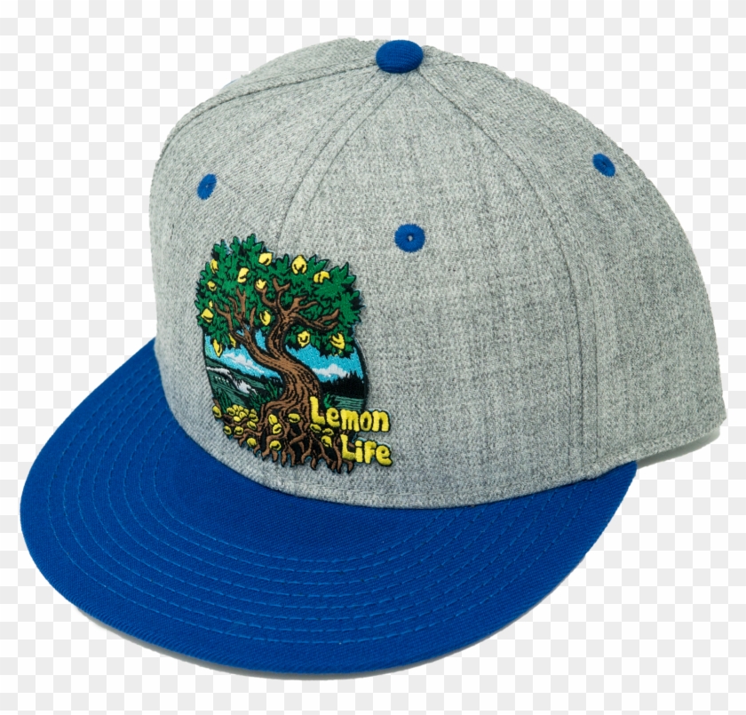 Lemon Life Roots Hat Grey With Blue Bill Clipart #839998