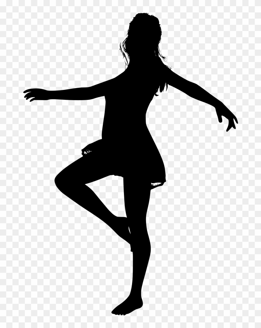 Download Png - Woman Dancing Icon Png Clipart #840309