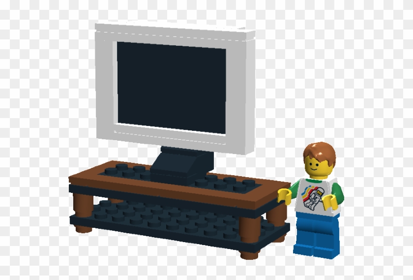 Lego Plasma-screen Tv - Television De Lego Clipart #840365