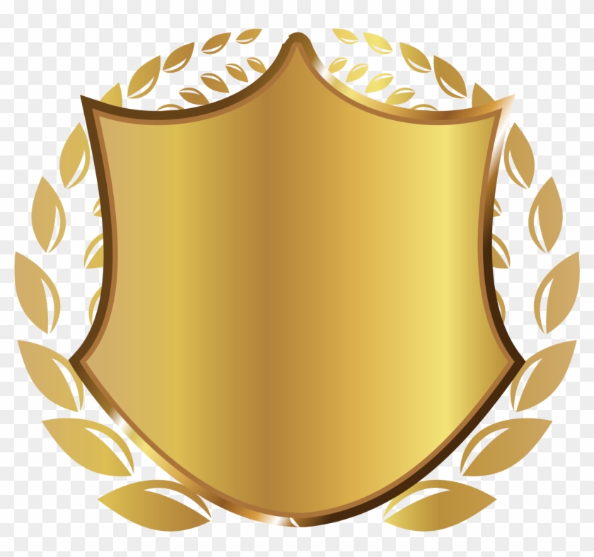 Gold Shield Rice Clipart #840650