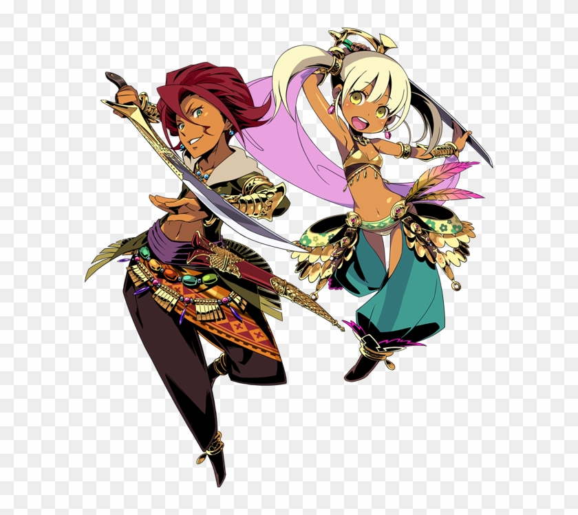 Etrian Mystery Dungeon - Etrian Odyssey Dancer Male Clipart #840846