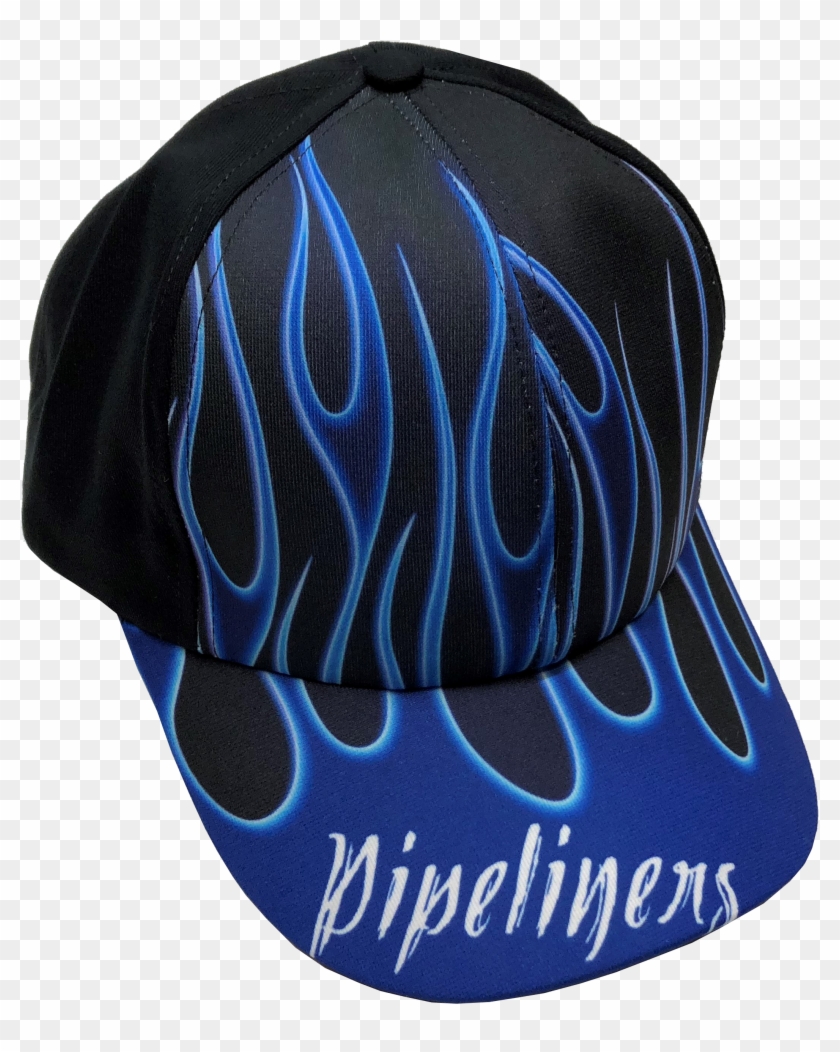 Pipeliners Blue Flame Hat - Baseball Cap Clipart #840848