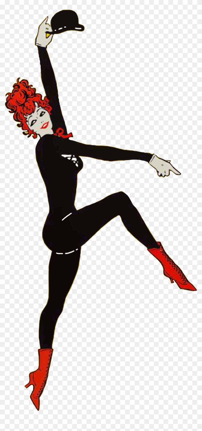 This Free Icons Png Design Of Vintage Broadway Dancer Clipart #841008