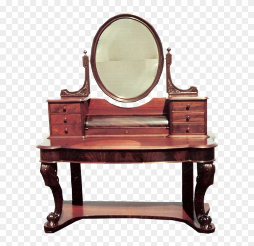 Vanity Red Mahogany - Antique Furnitures Png Clipart